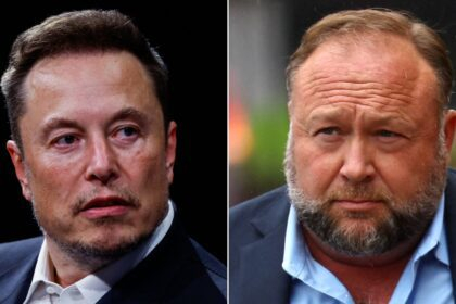 Elon Musk and Alex Jones