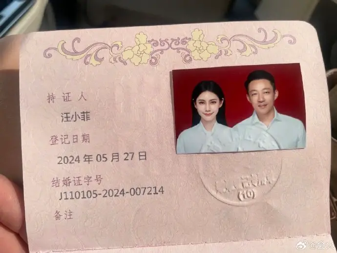 Wang Xiaofei Announces Second Marriage 3 Years After Divorce from Barbie Hsu