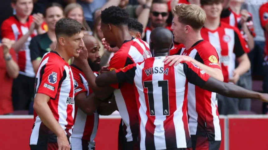 Brentford made up for the absence of Ivan Toney, who could leave before the transfer window closes