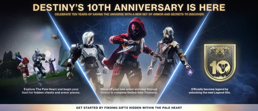 Destiny 2 10th Anniversary Celebration Leaks and What to Expect