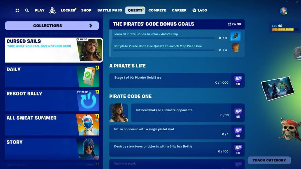 Unlock Jack Sparrows Ship Glider Fortnites Cursed Sails Event Guide 1